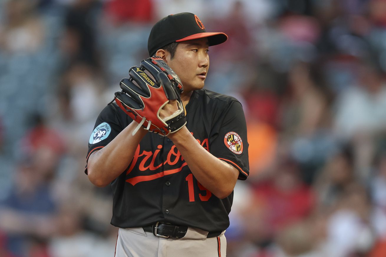 Baltimore Orioles v Los Angeles Angels
