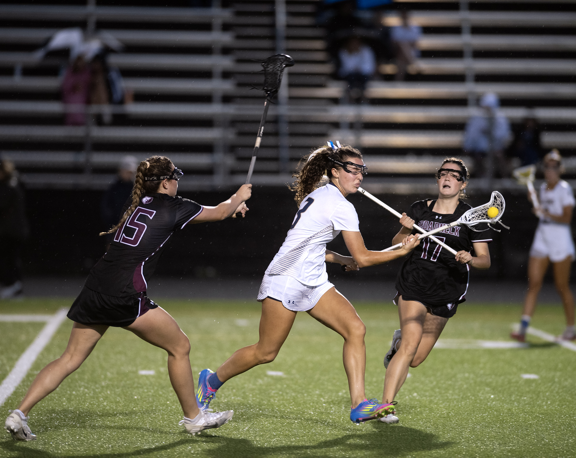 May 5, 2025-Severna Park’s Bella Van Gieson carries the ball...