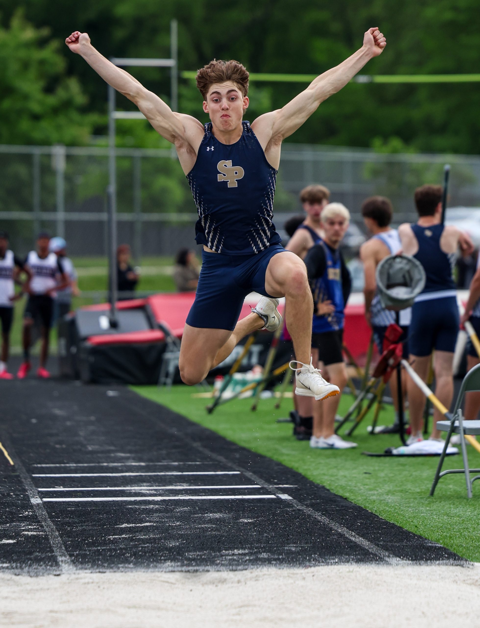Matthew Williams, Severna Park, finished 4th in the triple jump....