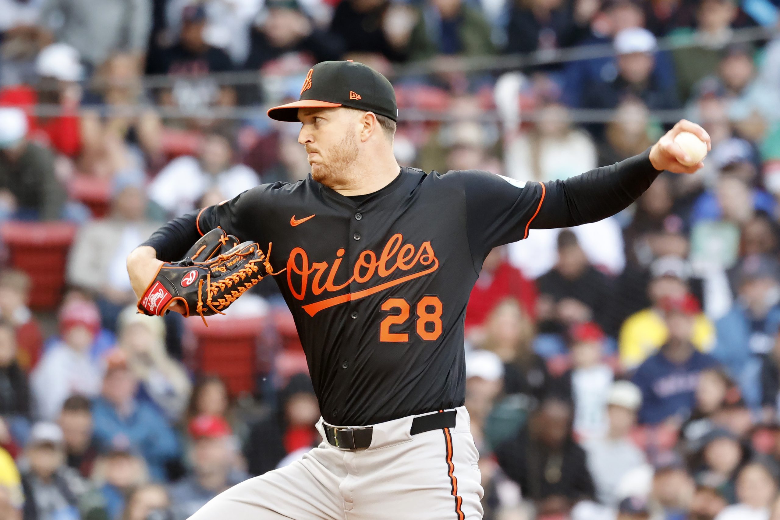Orioles starting pitcher Trevor Rogers dominated in his season debut,...
