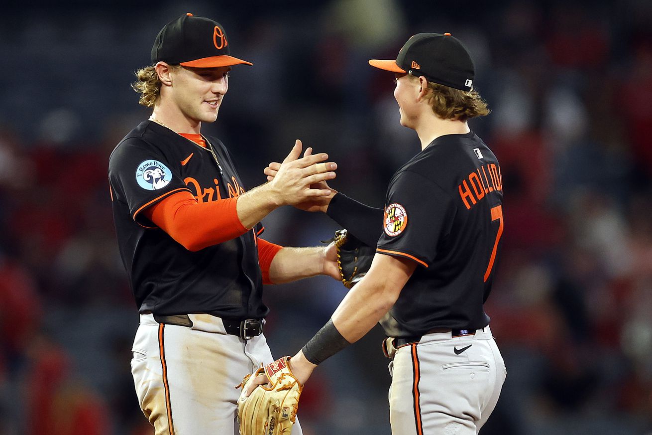 Baltimore Orioles v Los Angeles Angels