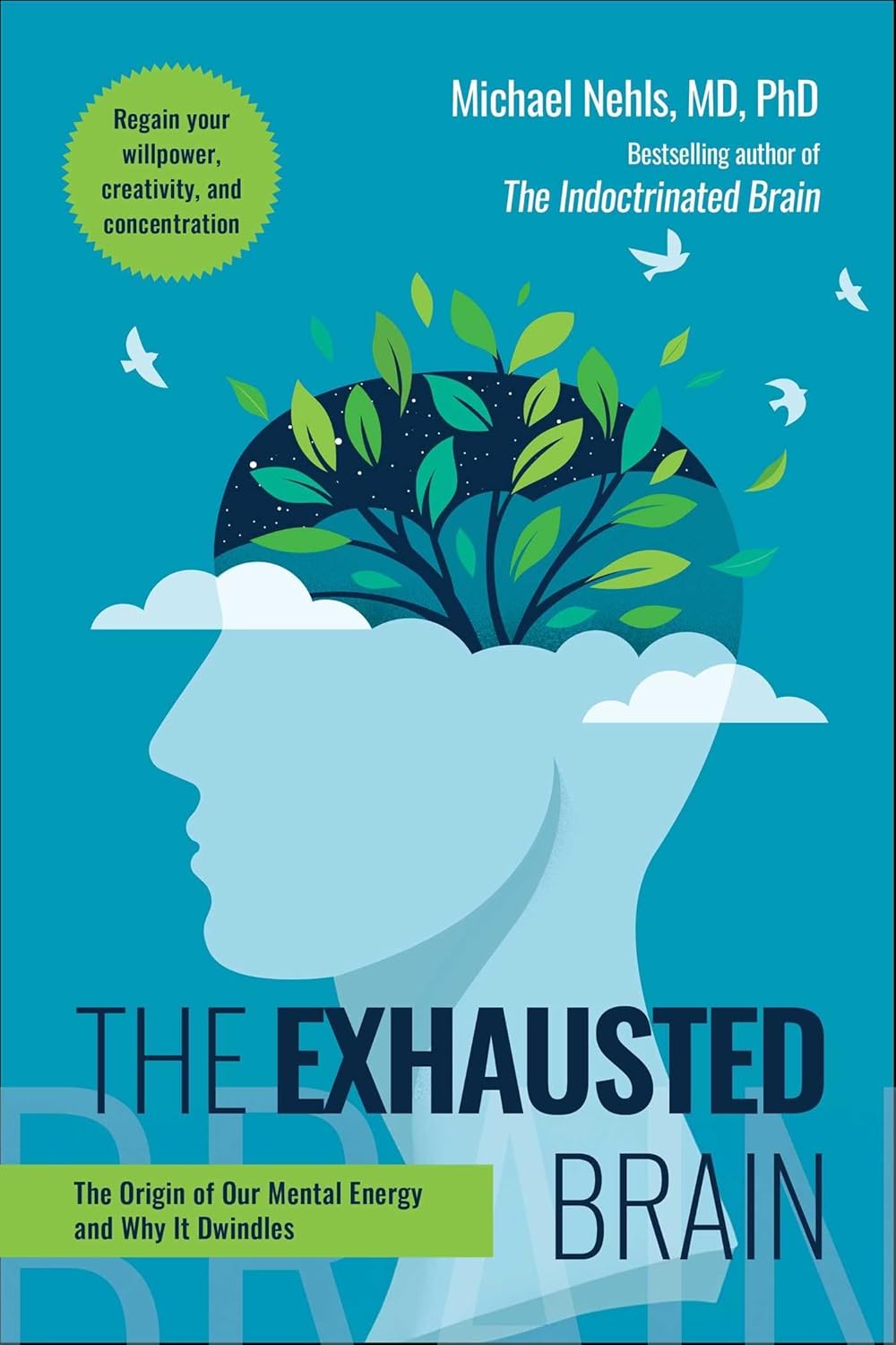 The Exhausted Brain: The Origin of Our Mental Energy and Why It Dwindles book cover image