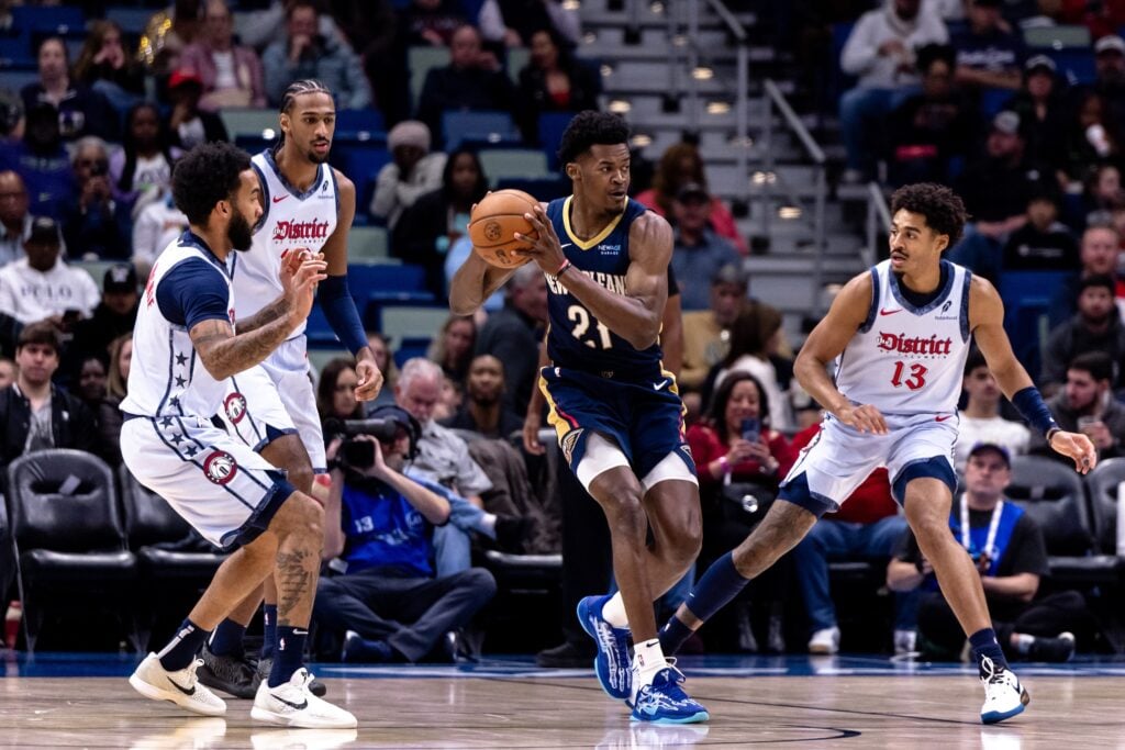 Jordan Poole joins a hea-scratching Pelicans situation 