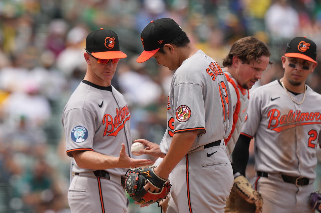 MLB: Baltimore Orioles at Athletics