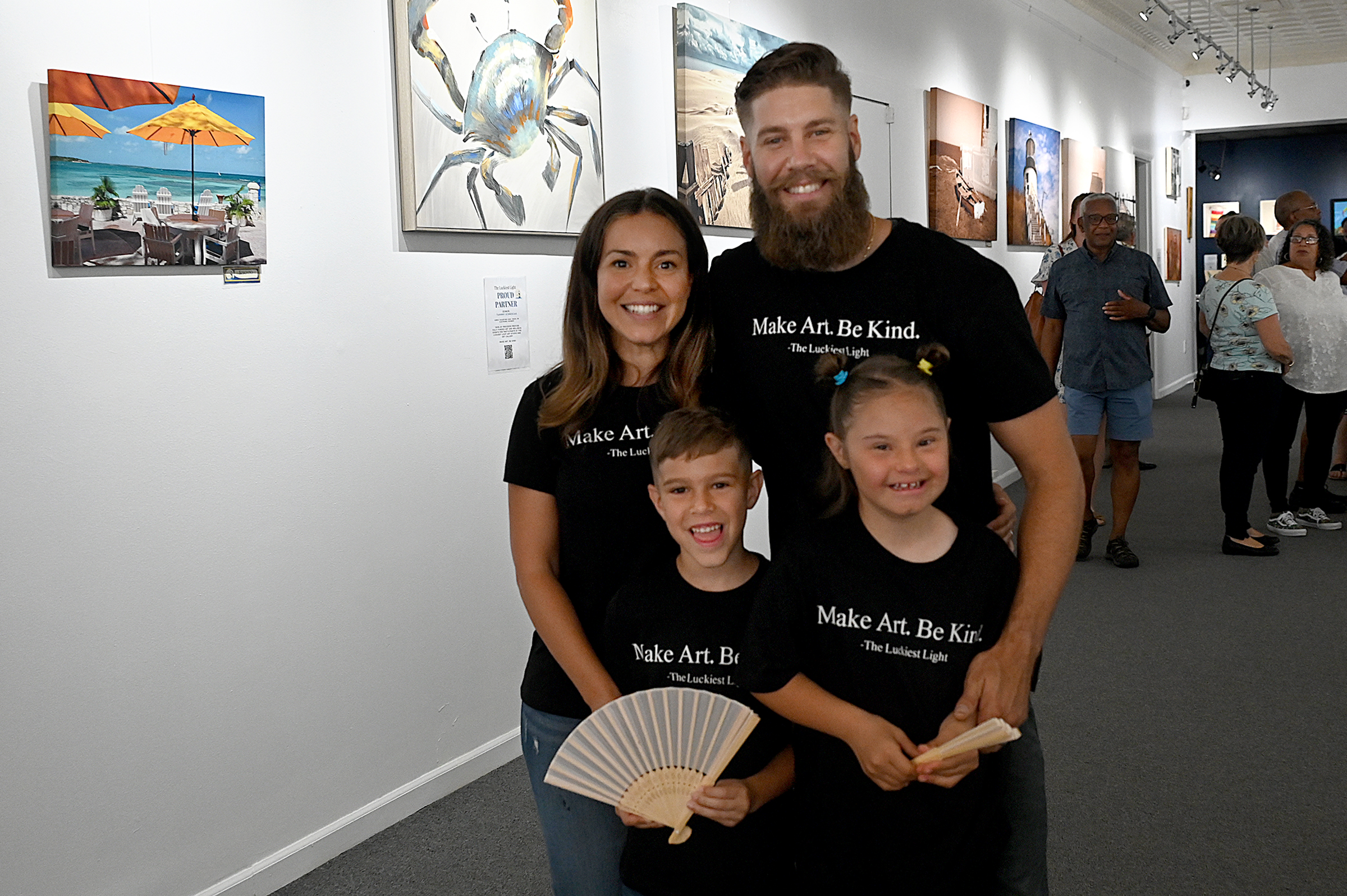 The Luckiest Light owners, Kim and Justin Waszkiewicz and their...