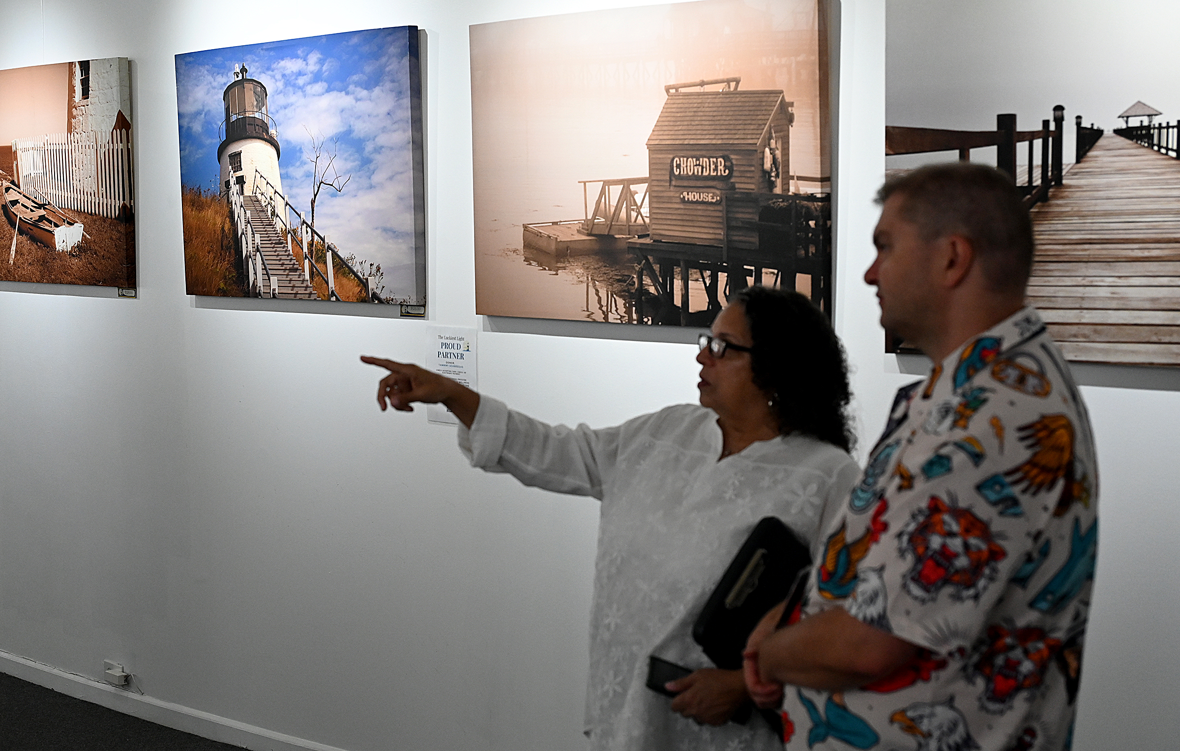 Sarah Ware of Waretech Studio and photographer JP Henry, visit...
