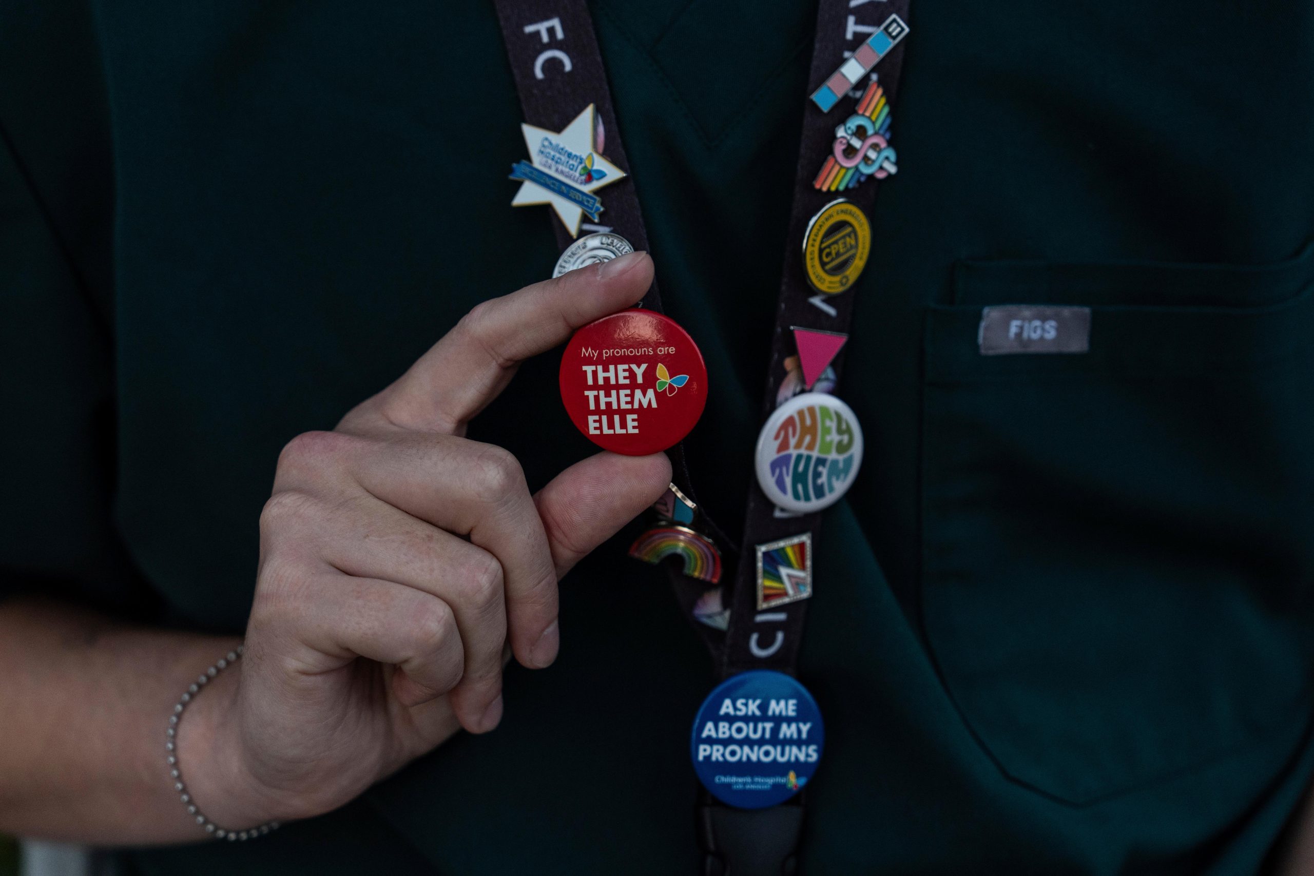 Jack Brenner, left, an emergency room nurse at Children’s Hospital...
