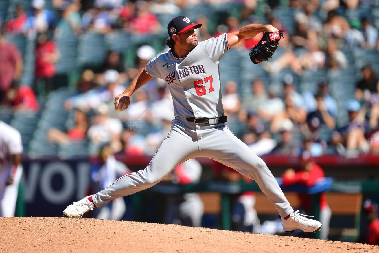 MLB: Washington Nationals at Los Angeles Angels