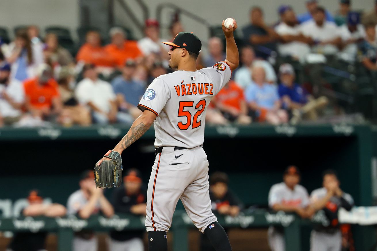 MLB: Baltimore Orioles at Texas Rangers