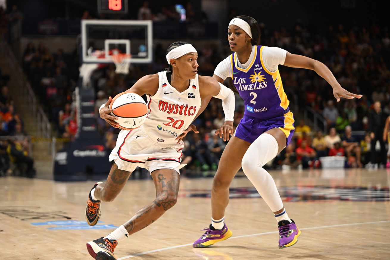 WNBA: Los Angeles Sparks at Washington Mystics