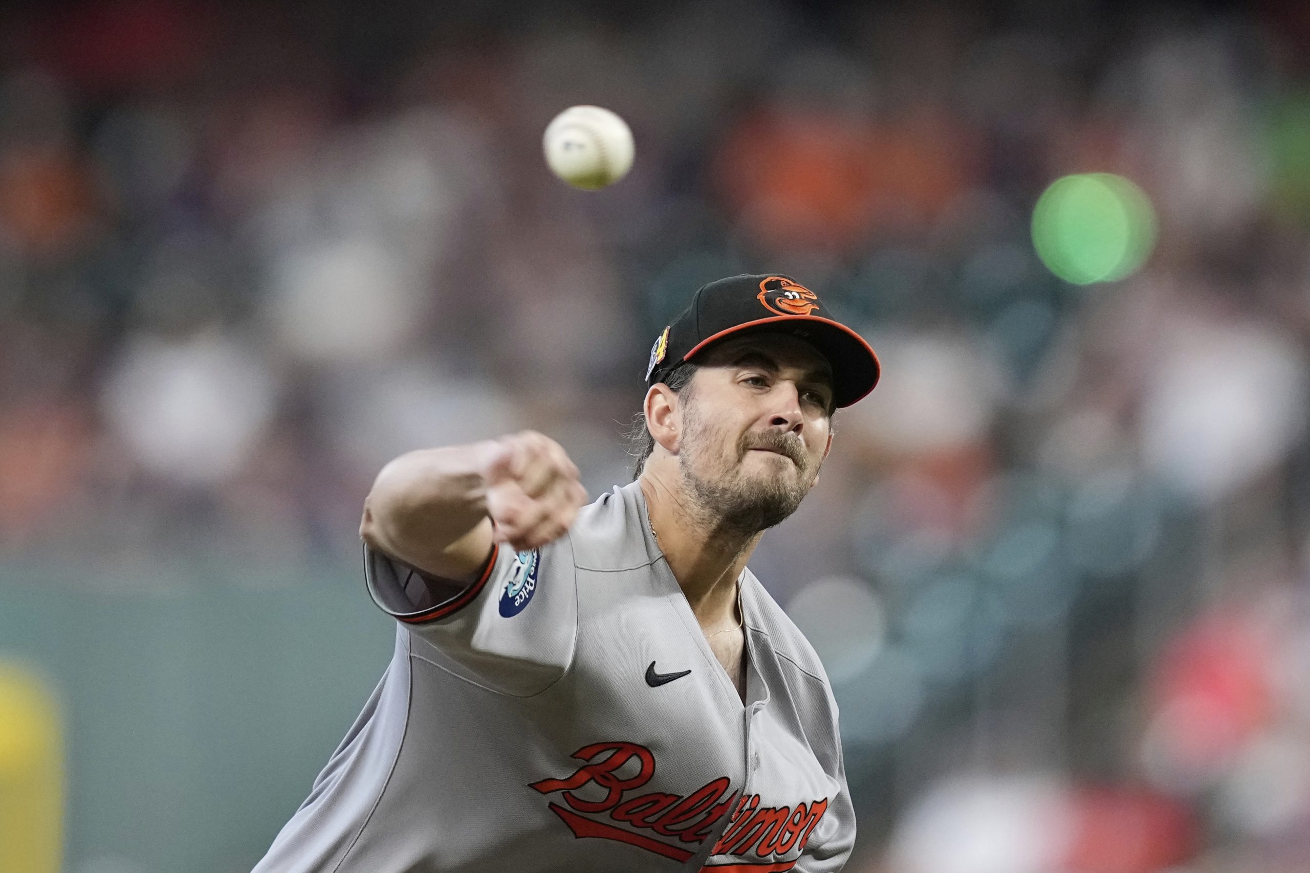 Dean Kremer, who threw seven scoreless innings Sunday, has been...