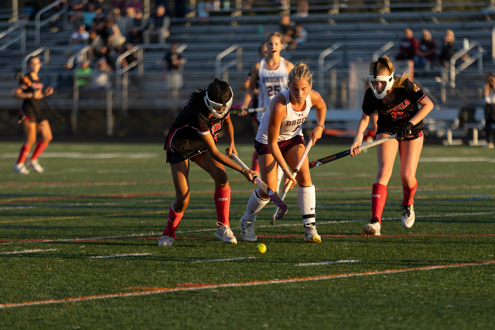 Lakshmi Almli, left to right, Caroline Miller and Cate Staley...
