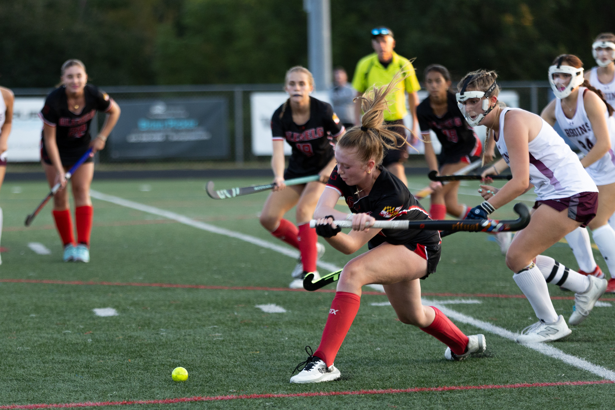 Glenelg's Cate Staley winds up for a shot during Tuesday's...