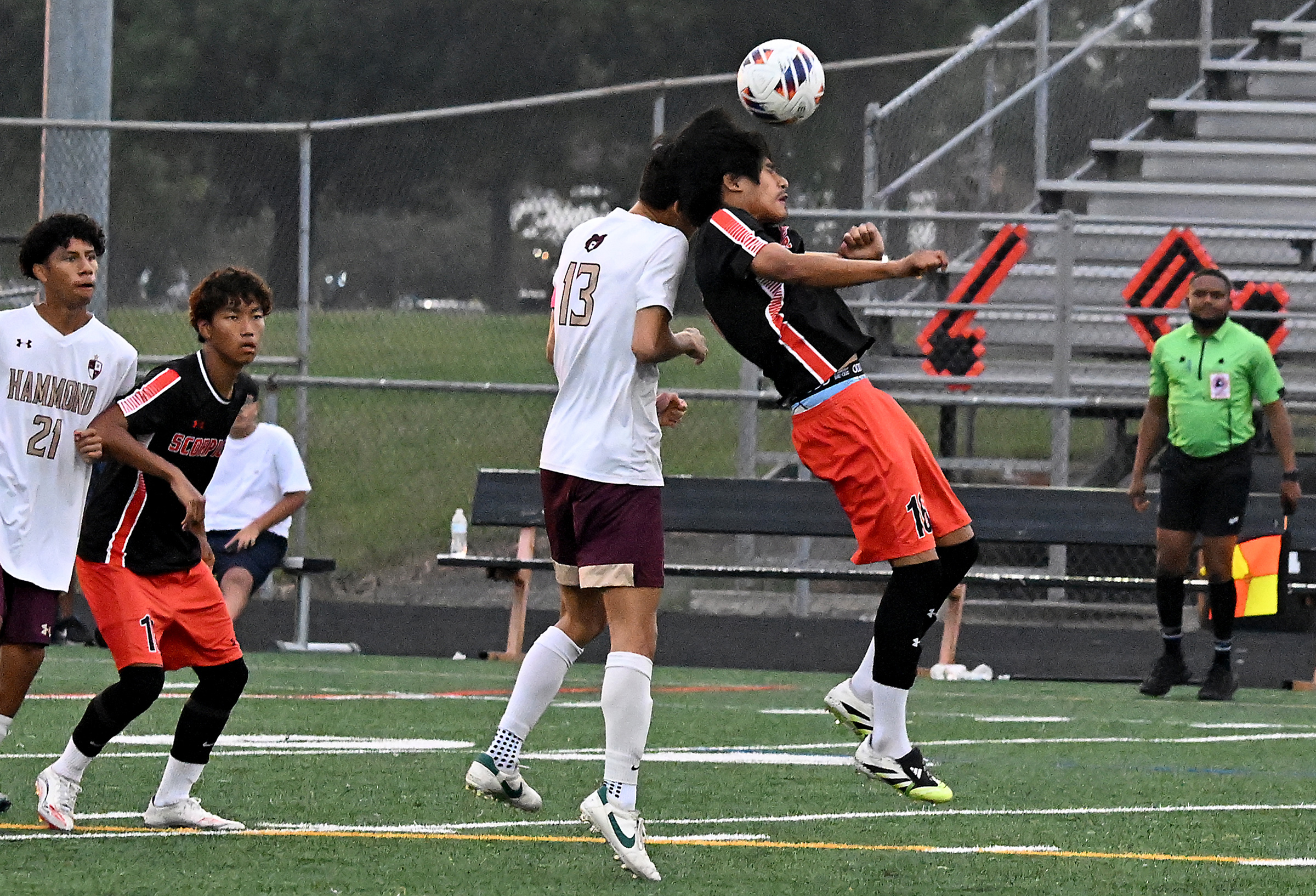 Oakland Mills #26, Jonathan Duenas beats Hammond #13, Grant Pisone...