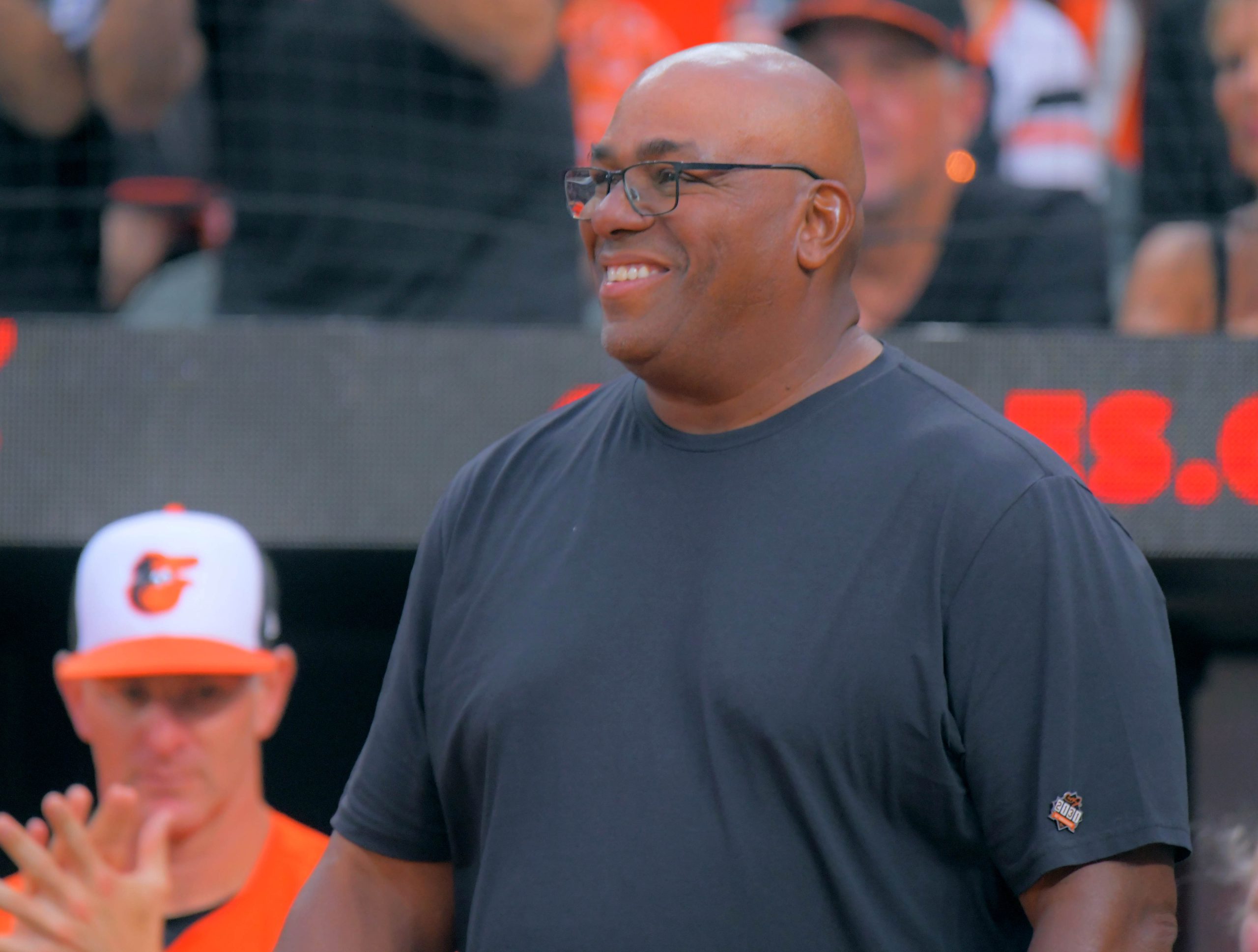 Former Baltimore Orioles player Bobby Bonilla during a celebration honoring...