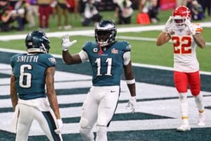 AJ Brown, wide receiver, Philadelphia Eagles