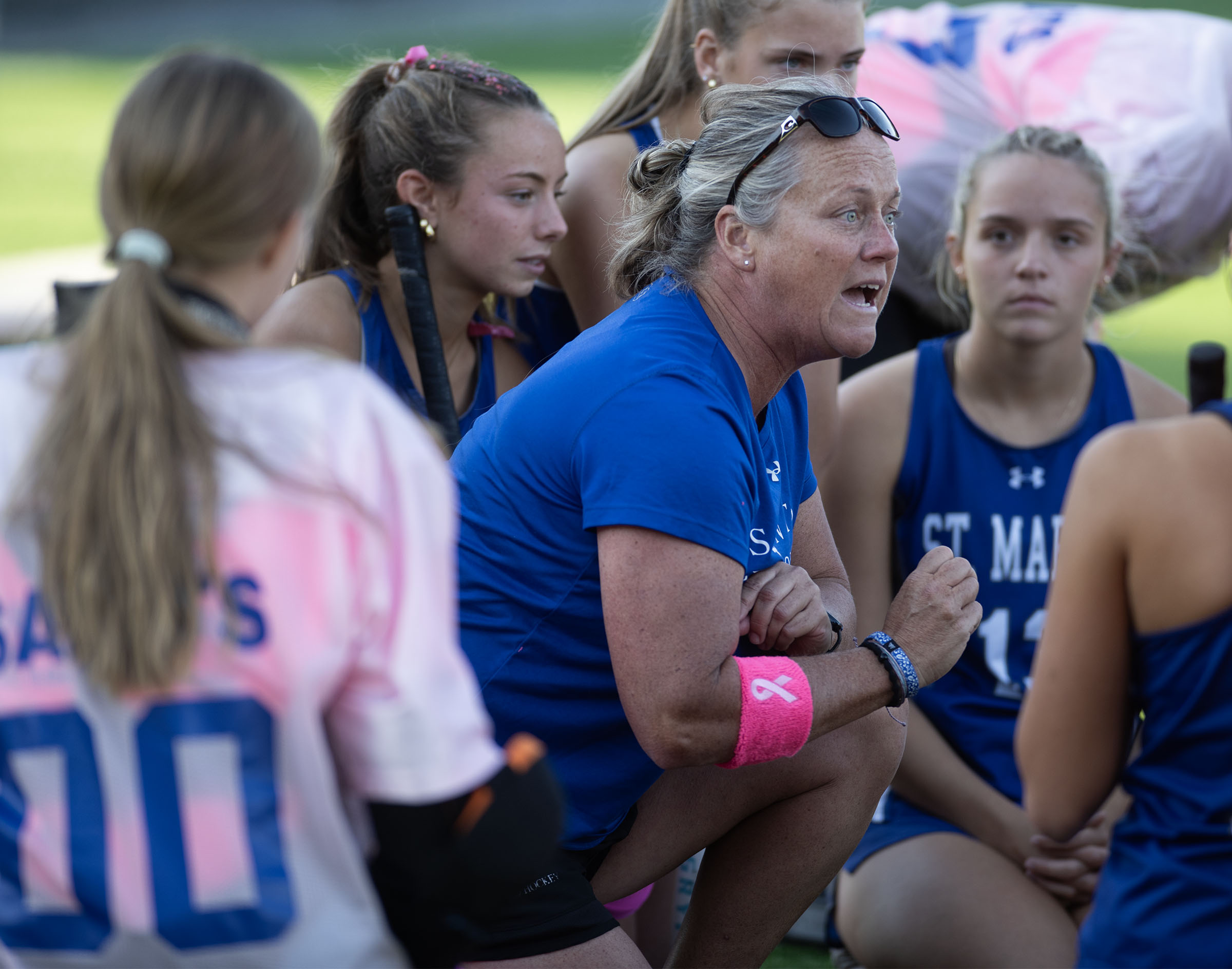 Oct. 9, 2025- St. Mary’s field hockey head coach Karen...