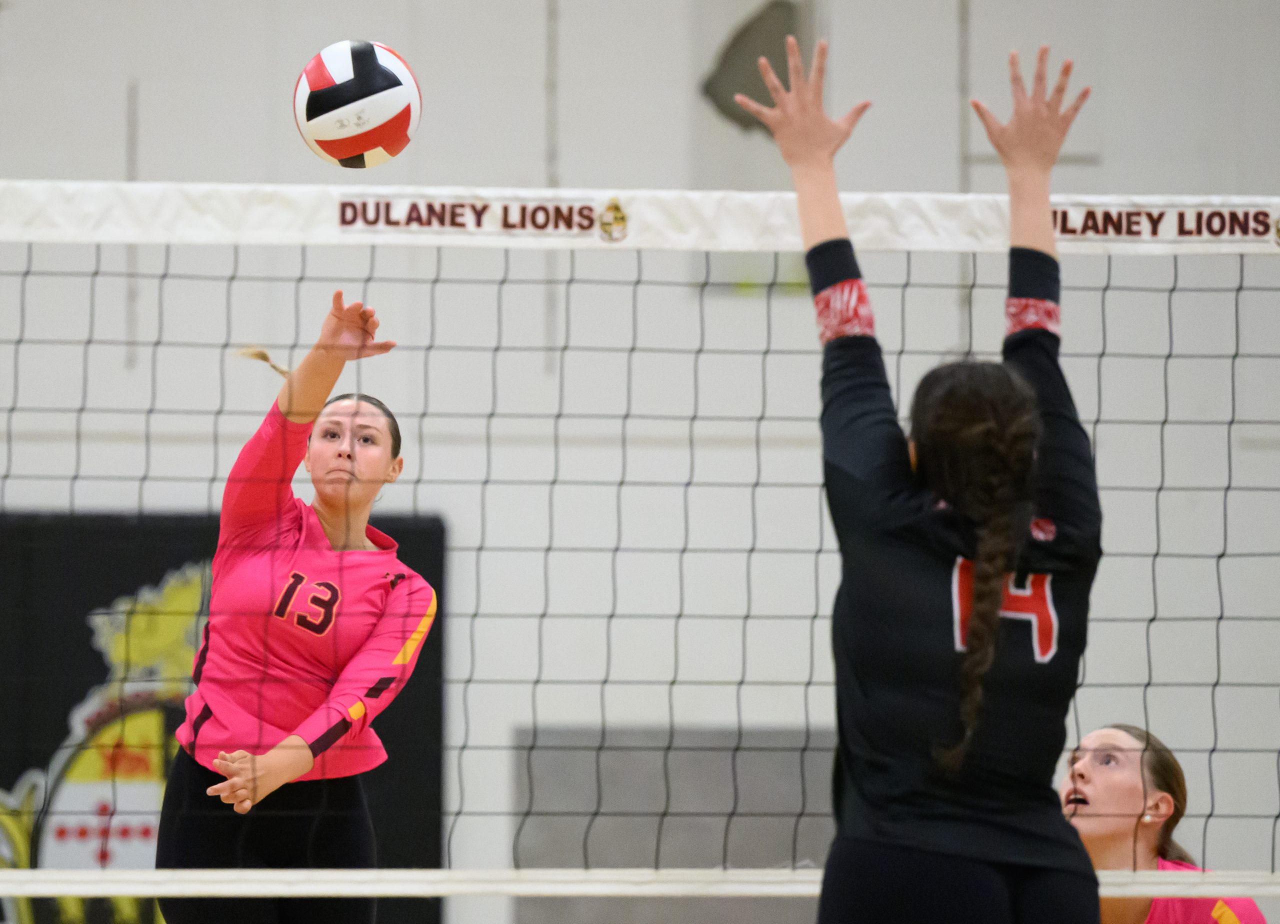 Hereford’s Cam Treon Sapp hits a ball against Dulaney during...