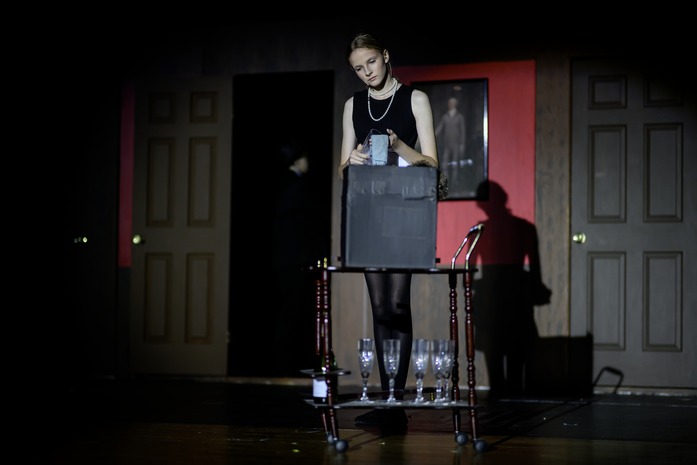 Alivia Wingate plays Yvette in the opening scene during a...