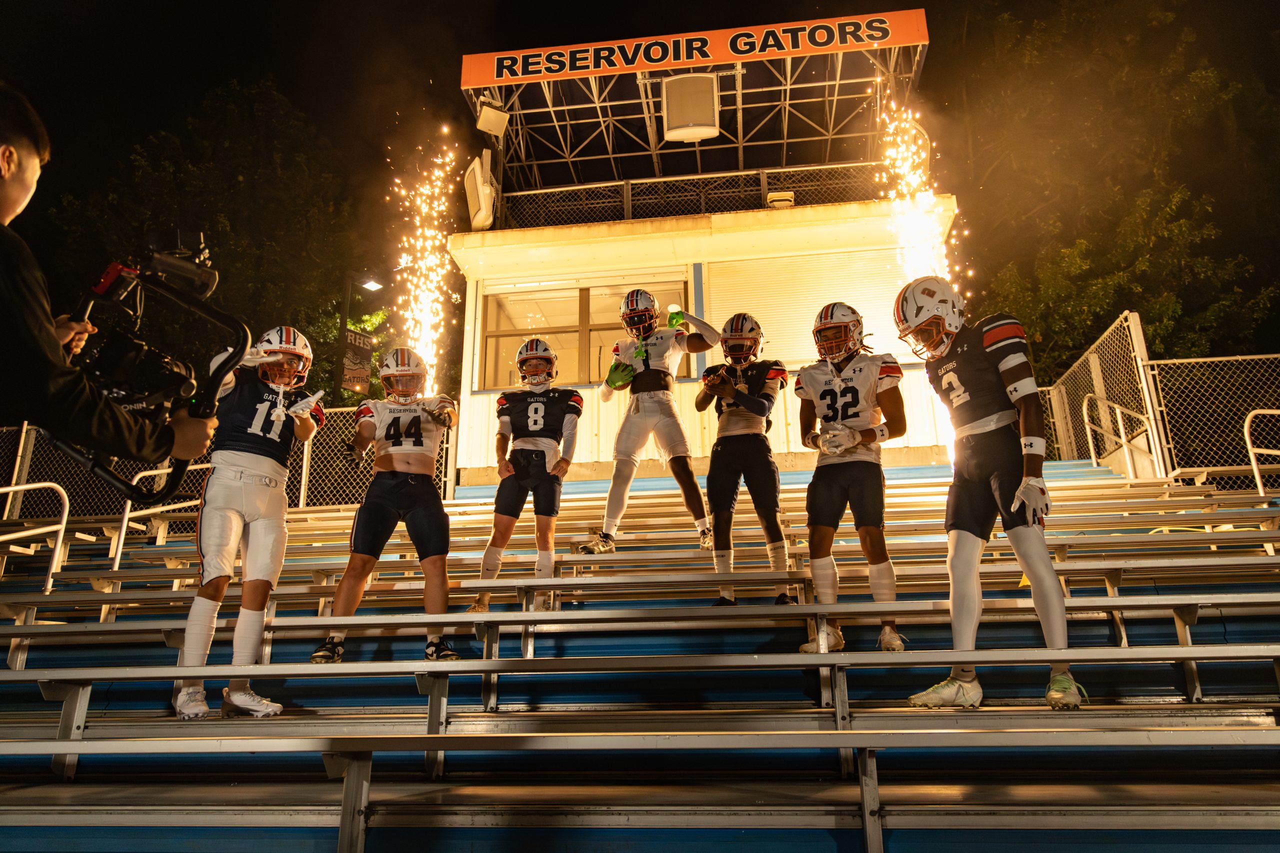 Gator Productions, a creative media club at Reservoir High School,...