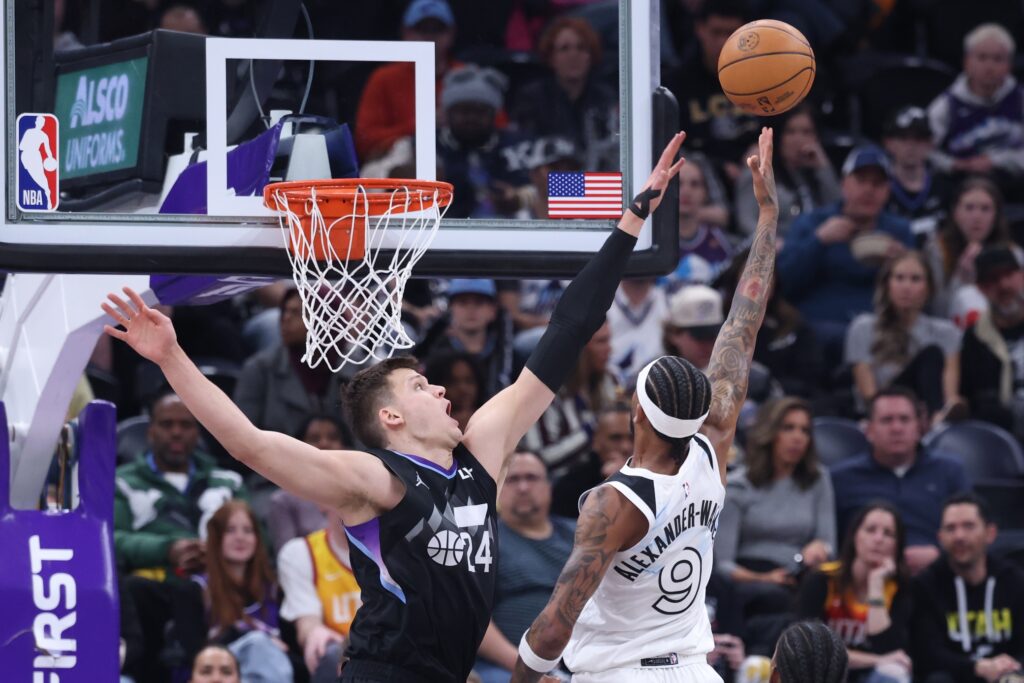 Utah Jazz center Walker Kessler